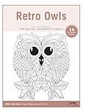 Retro Owls Line Art Patterns for Carving, Pyrography & Crafts (Fox Chapel Publishing) 14 Original Designs by Lora Irish Featuring Wise, Silly, Playful, and Posing Owls in a Nostalgic Style