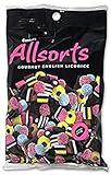 Gustaf's AllSorts Gourmet English Licorice Candy, 6.3 Ounce Peg Bag