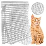 Petfolio 12 Pack Scat Mat for Cats - 16 x 13 Inch Cat Spike Mat with 1 Inch Spike is A Perfect Pet Training Mat Device for Cat Repellent Indoor & Outdoor to Deter Cats & Other Animals for All Seasons