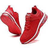 SKDOIUL Running Shoes for Women Sneakers Size 8 red Athletic Tennis Walking Sneakers Woman Fashion Sport Gym Workout Shoes