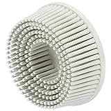 3M Scotch-Brite Roloc Bristle Disc - Coating Removal Disc for Metal - 80 Grit Ceramic Mineral - Roloc Attachment - Molded Abrasive Bristles - 2' - 7528