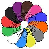 Mototo 72 Pieces Foldable Flying Disc Fans with Bag Folding Pocket Toy Set for Kids Fun Birthday Party Favors Summer Outdoor Activity Game Halloween Christmas, 12 Colors