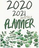 2020-2021 Monthly Planner: Blue Sky 8x10inch 2 Years Monthly Planner Calendar Schedule Organizer From January 1,2020 to December 31,2021 (24 Months ... With Holidays and Motivational Quotes