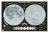 National Geographic Moon Wall Map (42.5 x 28.5 in) (National Geographic Reference Map)