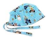 Scrub Hat Video Games Cartoon Characters Movies Fun Cotton Fabric Cap Do-Rag Multi Color