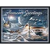 Lang Evening Frost Classic Christmas Cards (2004056) - 12 Festive Greeting Cards with Envelopes
