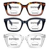 HIYANJN Bifocal Reading Glasses For Women Men Blue Light Computer Readers Clear Top Transition Ladies Eyewear