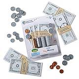 Learning Resources Pretend Play Money - 150 Pieces, Ages 3+ Play Money for Kids, Pretend Money for Kids, Play Money Set, Money and Banking Play Toys, Toddler Learning Toys, for Kids