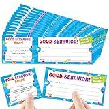 Eersida 100 Pcs Good Behavior Rewards Card Classroom Management Tools Elementary Classroom Must Have Teacher Awards Incentive Prize for Student Teacher School Essentials Supplies