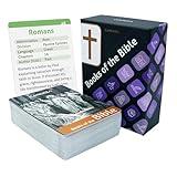 CARDDIA | Books of The Bible Flash Cards (2025 Edition) | Woodcut Illustrations, Color-Coded Divisions & Key Facts | Perfect for Bible Study, New Christians & Meaningful Christian Gifts