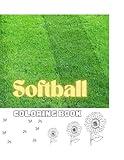 Softball Coloring Book