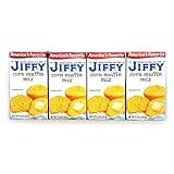 Jiffy Corn Muffin Mix (Pack of 4), 8.5 oz (240g) Bundled with a JFS Recipe Card
