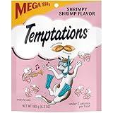 Temptations Classic Crunchy and Soft Cat Treats, Shrimpy Shrimp Flavor, 6.3 oz. Pouch
