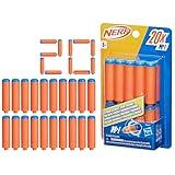 Nerf N Series N1 Darts, Includes 20 Refill Darts, Compatible Only with Nerf N Series Blasters, Outdoor Games, Ages 8+