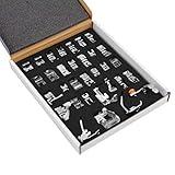 Sewing Machine Presser Foot Set 32 Pcs for Singer, Brother, Babylock, Janome, Elna, Toyota, New Home, Simplicity, Necchi, Kenmore, and Most of Low Shank Sewing Machines