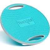 Yes4All Upgraded Wobble Balance Board, 16.34" TPE Non-slip, Stability Board for Home Gym, Standing Desk