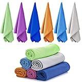 Ailawuu Cooling Towels 6Pack,Ice Towel for Neck and Face,Soft Breathable Chilly Microfiber Towel for Hot Weather,Camping,Workout,Sports,Yoga,Golf,Gym,Fitness