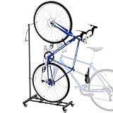Sttoraboks Vertical Bike Parking Stand - Adjustable Height for 29" Wheels, Space-Saving & Freestanding Bike Rack for MTB/Road Bikes,No-Drill Installation Indoor Bike Storage for Apartments & Garages