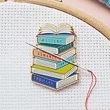 KEERCIGA Caterpillar Cross Stitch Needle Minder - Books for Cross Stitch, Sewing, Embroidery and Needlework Accessories, Enamel and Magnetic
