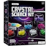 Dan&Darci Crystal Growing Kit for Kids - Science Experiments Gifts for Boys & Girls Ages 8-14 Year Old - Toys Teen Age Boy/Girl Arts & Crafts Kits - Cool Projects Ideas 8 9 10 11 12 Yr Olds