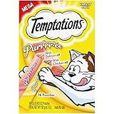 Temptations Creamy Puree Variety Pack of Squeezable Cat Treats, 0.42 oz. Tubes, 16 Count