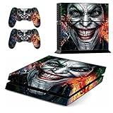 Joker Stickers for PS4 Controller - PlayStation 4 Skins for Console Joker Decal Vinyl Sticker Ps4 Accessories Dual Shock PlayStation 4 Controller Skin - PS4 Stickers for Console Joker Accessories