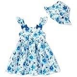 DeeFant Baby Girl Dresses 6-9 Months Summer Baby Girl Outfits 9-12 Month Boho Party Baby Dress Sleeveless Flower Sundress