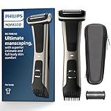 Philips Bodygroom 7000 Series, Showerproof Groin and Body Trimmer for Men, Precise Body Grooming, Adjustable Comb, Safe Even Below The Belt, 80 Min. Runtime, Model BG7040/42