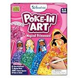 Skillmatics Poke-in Art - Magical Princesses, Mess-Free Fun for Kids, DIY Wood Craft Kits, Creative Activity, Gifts for Girls & Boys Ages 4, 5, 6, 7, 8, 9