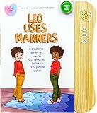 Big Heart Toys Leo Uses Manners Sound Book for Kids with Autism | Montessori Autism Sensory Books | Builds Social Skills, Emotional Learning & Communication | Neurodivergent Children's Sound Books