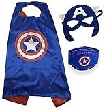 Maribus-FL Superhero Capes and Masks for Kids - Satin Capes and Felt Masks for Boys