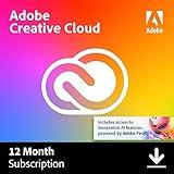 Adobe Creative Cloud | 20+ Creative Apps plus 100GB Storage | 12- Month Subscription with Auto-Renewal | PC/MAC