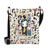 WSNANG Horror Cartoon Movie Gift Thriller Fantasy Cartoon Tote Bag Fantasy Film Lover Gift Ghost Mother Merchandise (C Era CB)