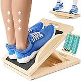 Slant Board with 6 Incline Angles - Transforms Into a Balance Board - Premium Calf Stretcher and Wobble Board for Effective Calf Stretching and Squats