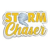 HOHYTA Storm Chaser Sticker Meteorologist Sticker Climatology Meteorology Weatherman Weather Forecaster Gift Decoration Water Bottle Helmet
