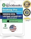 QBDT Pro 2024 | 3 User's | NO DVD | Lifetime | Amazon Message Delivery(Within 12hrs) | Windows Only | 100% Money Back Guarantee