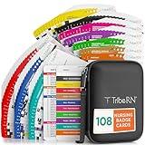 Tribe RN PocketGuru Nursing Pocket Reference Cards - Nursing School Essentials Cheat Sheet for Nurses - More Info Than Nurse Badge Cards or Flashcards - 108 Quick Access Pocket Cards - Nursing Gifts
