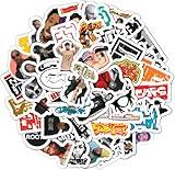 BulbaCraft 100Pcs Hip Hop Stickers, 2000s Hip Hop - Rapper Stickers, Rap Decals, Rap Accessories - Music Deals for Water Bottle