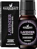 Handcraft Blends Lavender Essential Oil - 0.33 Fl Oz - 100% Pure and Natural - Premium Grade Essential Oil for Diffuser and Aromatherapy, and DIY Soap Making