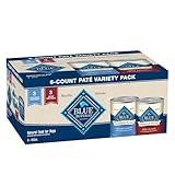 Blue Buffalo Homestyle Recipe Adult Wet Dog Food, Made with Natural Ingredients, Chicken and Beef Dinner Variety Pack, 12.5-oz Cans (6 Count, 3 of each)