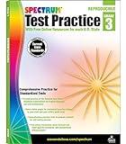 Carson Dellosa Spectrum 3rd Grade Test Practice Workbooks, Ages 8 to 9, 3rd Grade Math, Language Arts, and Reading Comprehension for Standardized Test Practice - 160 Pages