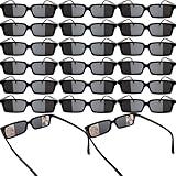Octaday 20 Pcs Sunglasses Rear View Mirror Real Detective Glasses Anti Track See Behind You with Inside The Lens Mirror for Child Escape Room Party Favor Detective