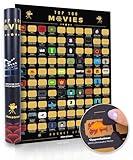 Atlas & Green Top 100 Movies Poster. Top 100 Scratch Off Movie Poster Up to Date with 2024 Blockbusters. Top Imdb + Bonus Accessories: Gift Tube Movie Posters Stickers