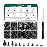 420PCS Computer Screw Kit, Motherboard Standoffs Assorted Screws for PC Case, HDD, SSD, Laptop, Fan, CD-ROM - for DIY PC Build Repair