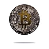Cryptochips | Blacked Bitcoin (BTC) Physical Crypto Coin | Commemorative Cryptocurrency You Can HODL