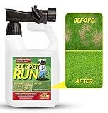 See Spot Run Eliminate Yellow Spots On Your Lawn Caused by Dog Urine | All-Natural, Safe for Pets and Humans | Made in The USA | Ready-to-Mix Gallon (32 oz)