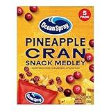 Ocean Spray® Pineapple Cran™ Snack Medley, Cranberry and Pineapple Dried Fruit Snack, 1 Oz Pouches, 5 Count