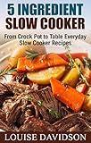 5 Ingredient Slow Cooker Cookbook: From Crock Pot to Table Everyday Slow Cooker Recipes