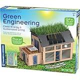 Thames & Kosmos Green Engineering STEM Kit | Build & Experiment with an Energy-Efficient Model Home, Explore Clean Energy, Sustainable Living, Includes Solar Panel, LEDs, Sensors, Ideal for Classrooms