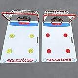 Sauce Toss: The Premium Hockey Sauce Pass Game for Playing, Passing, Training, Trick Shots and More - Tailgate Friendly and Portable Hockey Game, Supreme